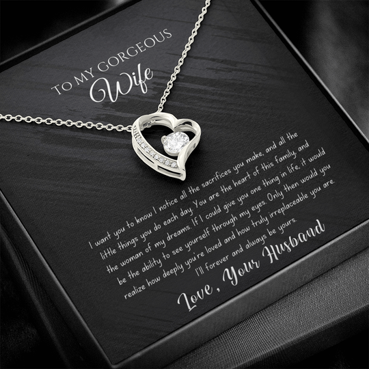 To My Wife Necklace – Romantic Gift for Wife - IV51W