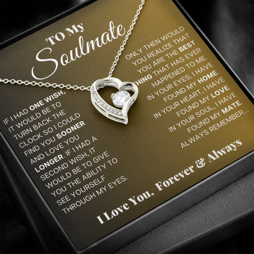 To My Soulmate - Forever Love Gift Set - SSS05 Jewelry ShineOn Fulfillment