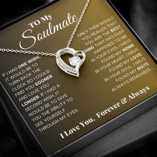 To My Soulmate - Forever Love Gift Set - SSS05 Jewelry ShineOn Fulfillment
