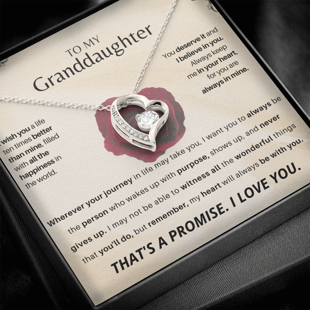 To My Granddaughter - Forever Love Gift Set - SSGD23V2 Jewelry ShineOn Fulfillment