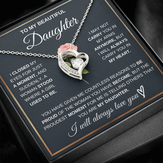 To My Beautiful Daughter - Pround Of You - Beautiful Gift Set - SSD51 Jewelry ShineOn Fulfillment