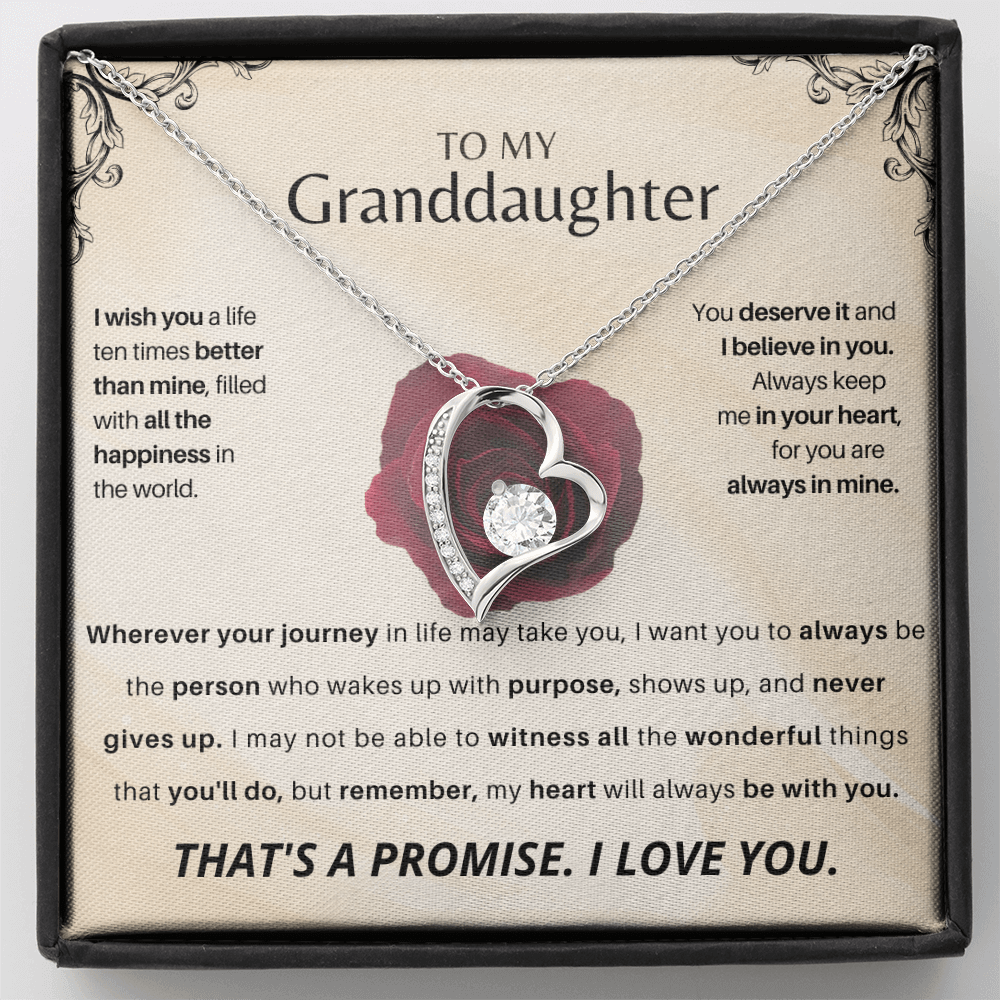 To My Granddaughter - Forever Love Gift Set - SSGD23V2 Jewelry ShineOn Fulfillment