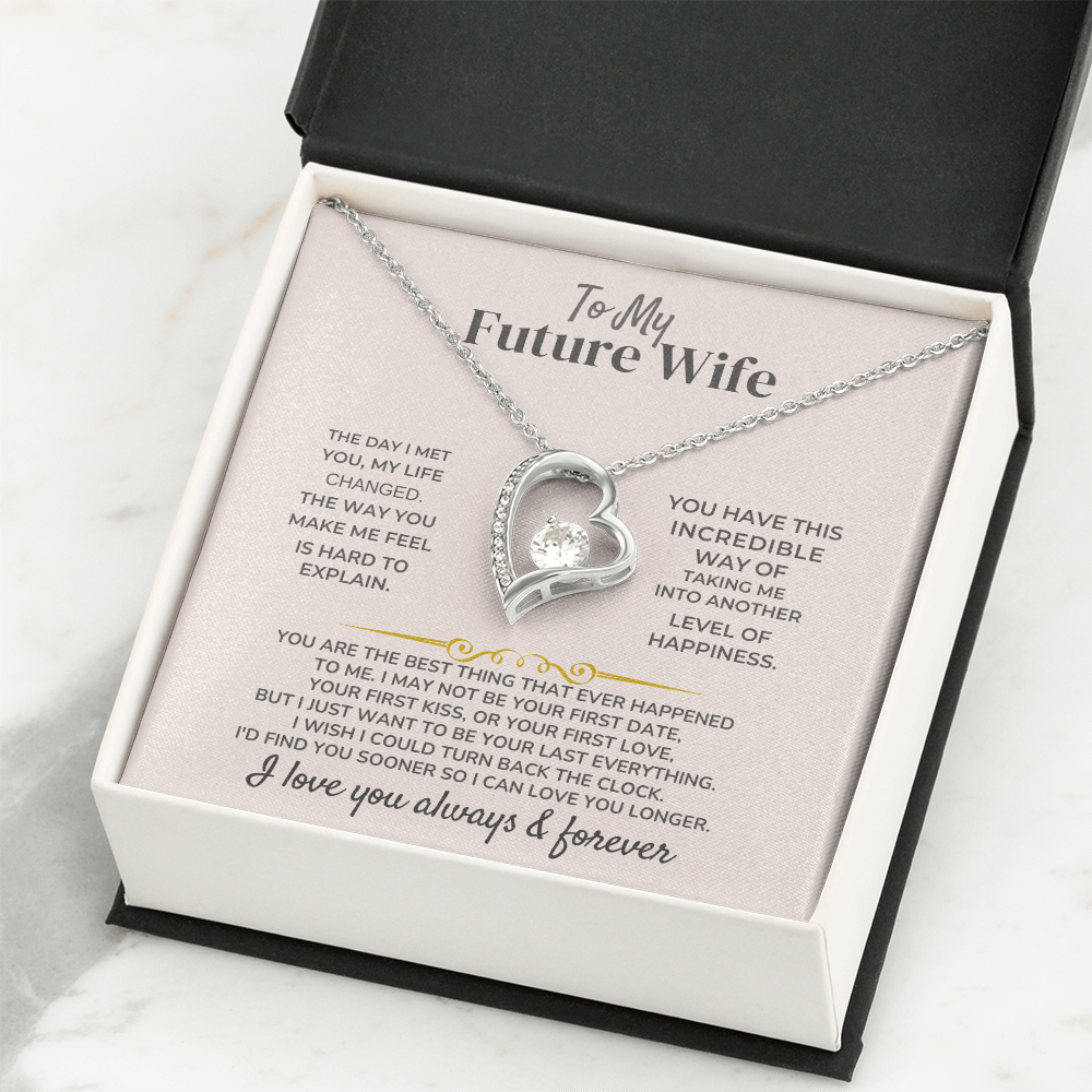 To My Future Wife - Forever Love - Gift Set - SS34 Jewelry ShineOn Fulfillment