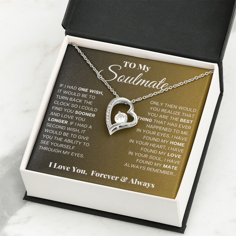 To My Soulmate - Forever Love Gift Set - SSS05 Jewelry ShineOn Fulfillment