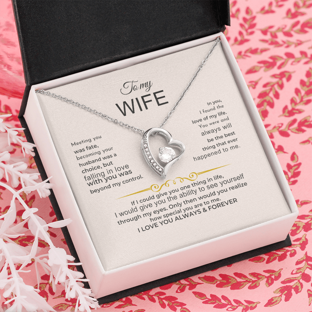 To My Wife - I Love You Always & Forever - Gift Set Jewelry ShineOn Fulfillment