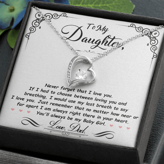 To My Daughter - Last Breath - Beautiful Gift Set - SSD31 Jewelry ShineOn Fulfillment