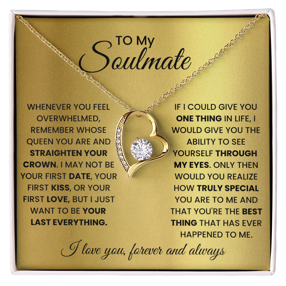 To My Soulmate - Forever Love Beautiful Gift Set - SSSM2 Jewelry ShineOn Fulfillment