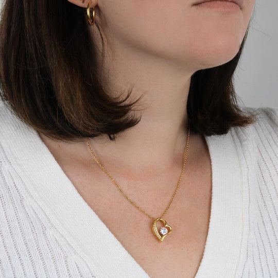 To My Beautiful Wife | "Can't Live Without You" Sentimental Necklace