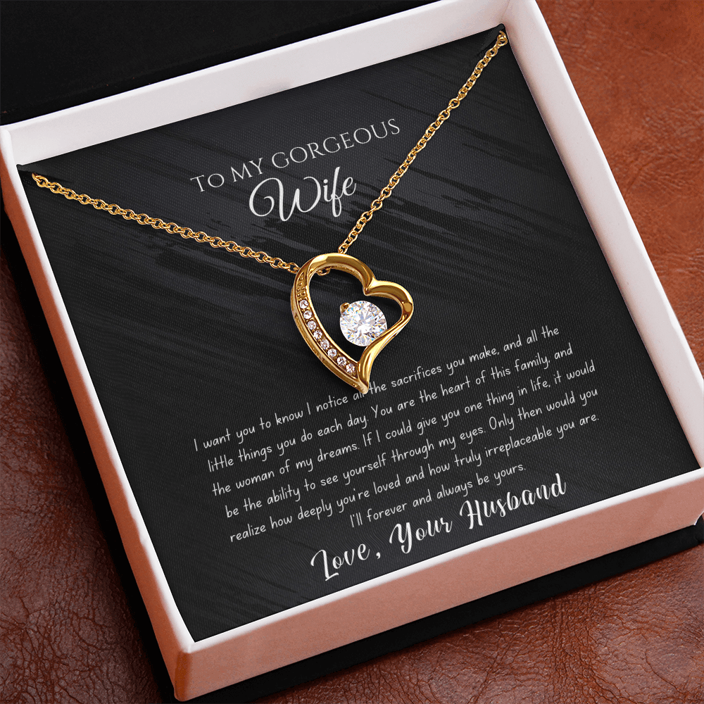 To My Wife Necklace – Romantic Gift for Wife - IV51W