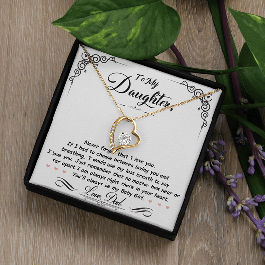 To My Daughter - Last Breath - Beautiful Gift Set - SSD31 Jewelry ShineOn Fulfillment