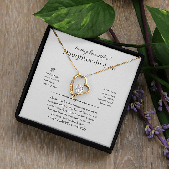 To My Daughter-In-Law - Forever Love Gift Set - SS232V2 Jewelry ShineOn Fulfillment