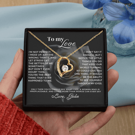 To My Love Necklace – Romantic Gift For Wife - IV52W