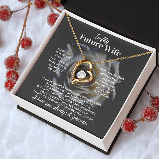 To My Future Wife - Forever Love - Gift Set - SS34v2 Jewelry ShineOn Fulfillment