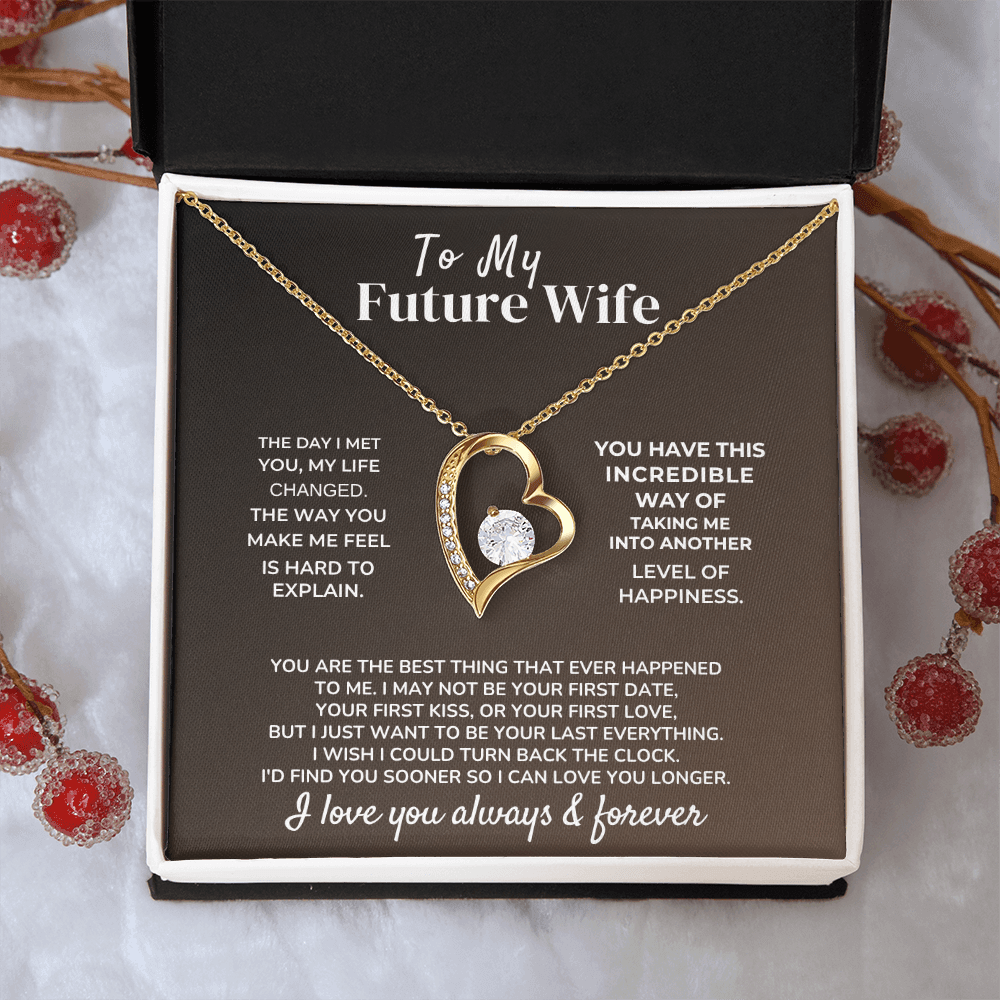 To My Future Wife - Forever Love - Gift Set - SS34v3 Jewelry ShineOn Fulfillment