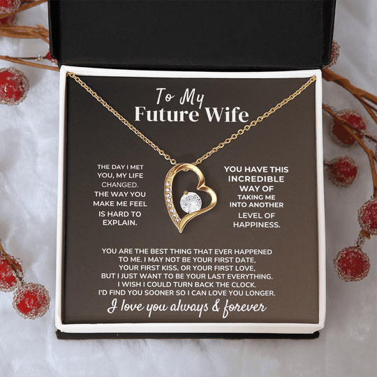 To My Future Wife - Forever Love - Gift Set - SS34v3 Jewelry ShineOn Fulfillment