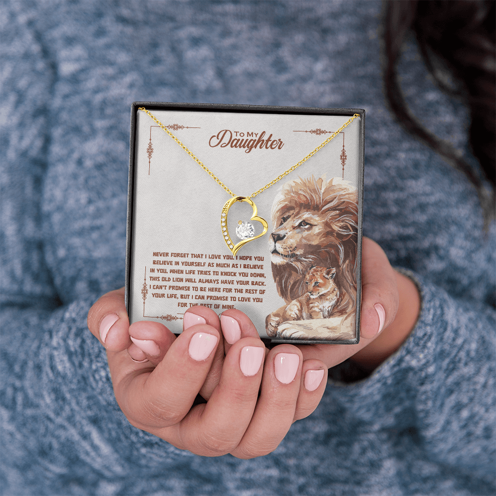 To My Daughter - Old Lion - Beautiful Gift Set - SSD34V2 Jewelry ShineOn Fulfillment