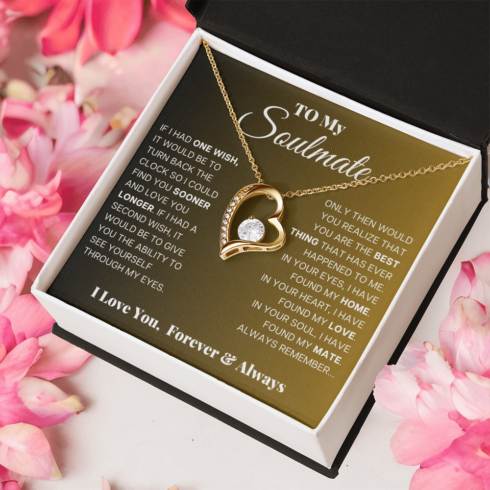 To My Soulmate - Forever Love Gift Set - SSS05 Jewelry ShineOn Fulfillment