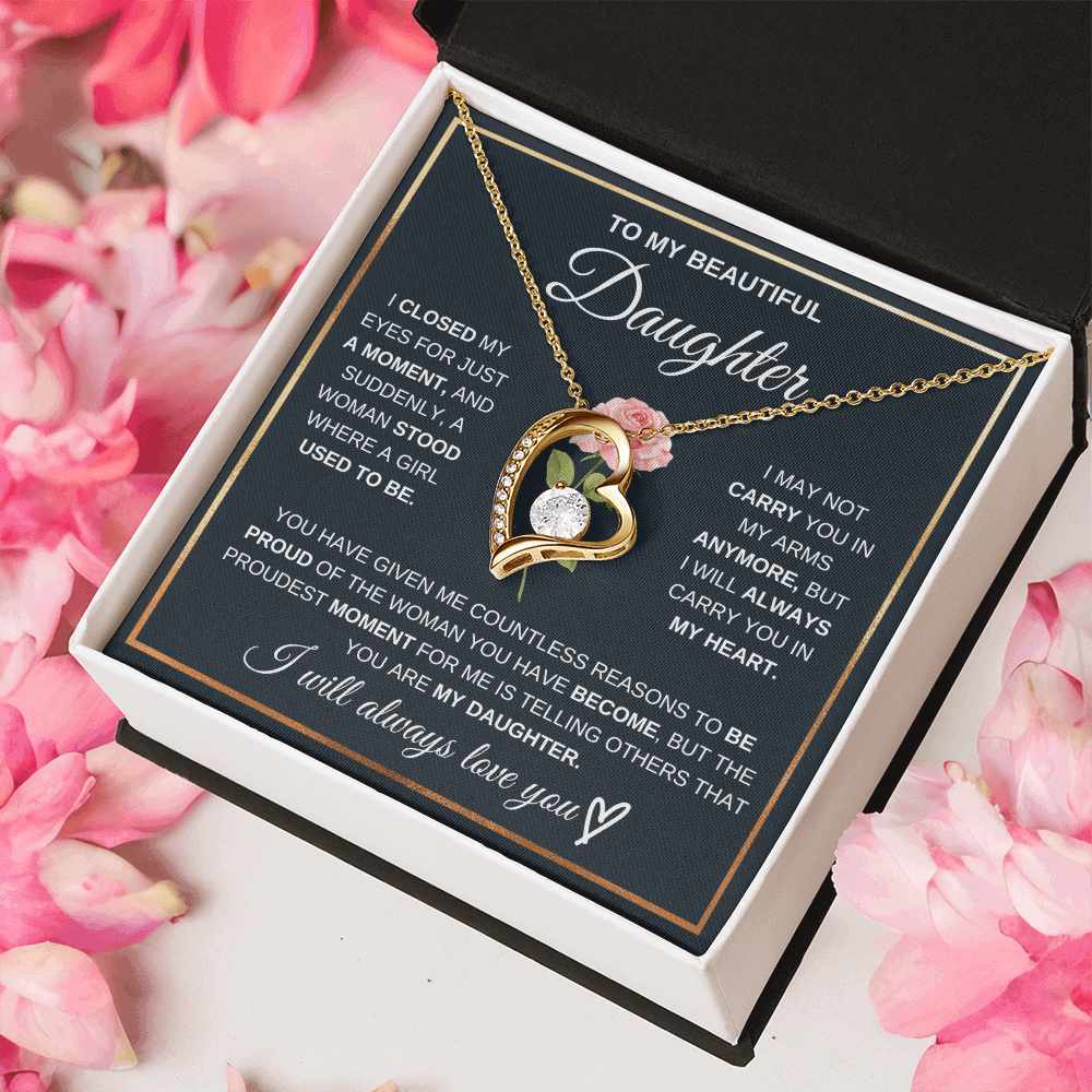 To My Beautiful Daughter - Pround Of You - Beautiful Gift Set - SSD51 Jewelry ShineOn Fulfillment