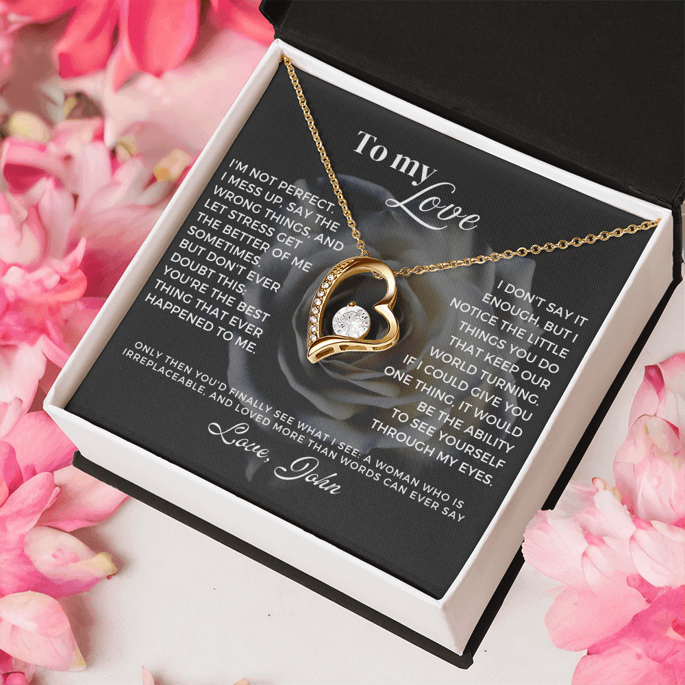 To My Love Necklace – Romantic Gift For Wife - IV52W
