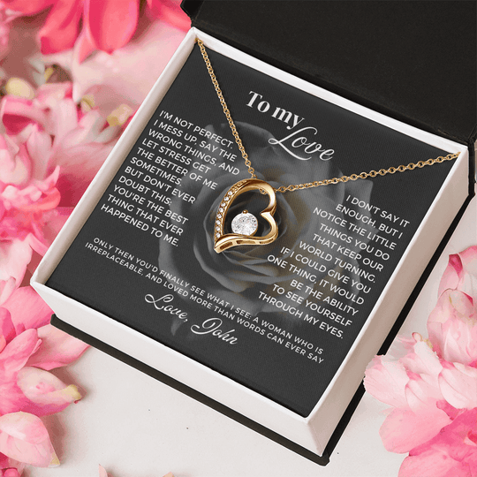 To My Love Necklace – Romantic Gift For Wife - IV52W