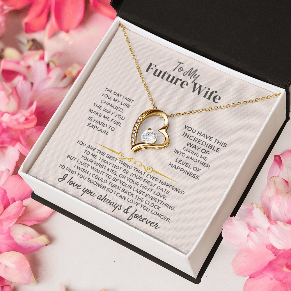 To My Future Wife - Forever Love - Gift Set - SS34 Jewelry ShineOn Fulfillment