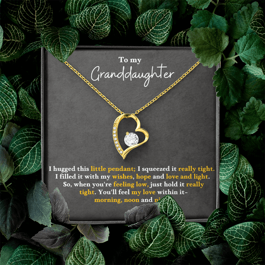 Granddaughter Necklace – Meaningful Gift for Granddaughter IV27G