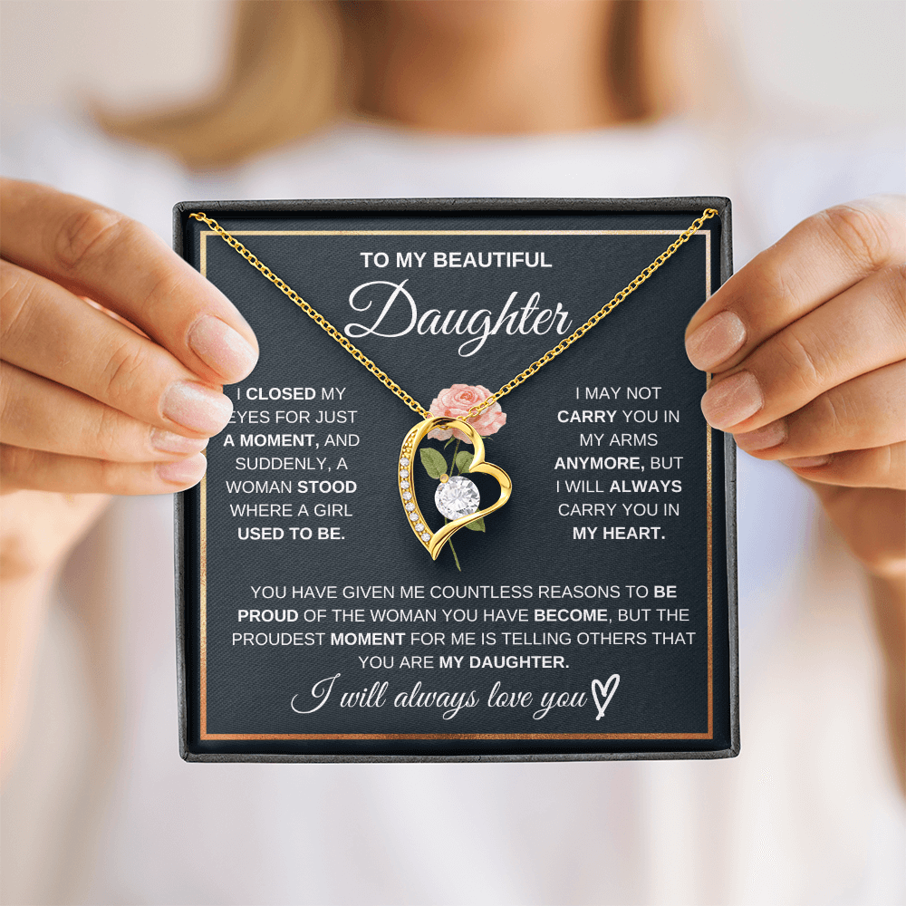 To My Beautiful Daughter - Pround Of You - Beautiful Gift Set - SSD51 Jewelry ShineOn Fulfillment