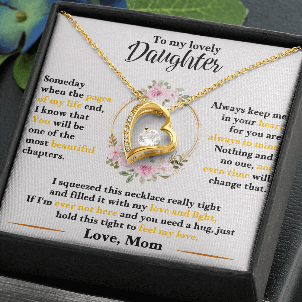 To My Lovely Daughter - Love Mom - Beautiful Gift Set - SSD50 Jewelry ShineOn Fulfillment