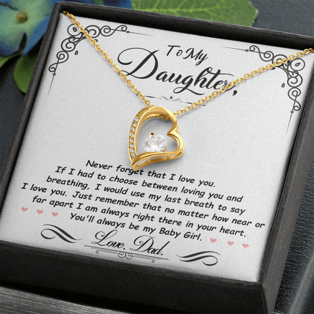 To My Daughter - Last Breath - Beautiful Gift Set - SSD31 Jewelry ShineOn Fulfillment
