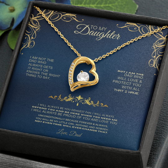 To My Daughter - Love Dad - Beautiful Gift Set Jewelry ShineOn Fulfillment