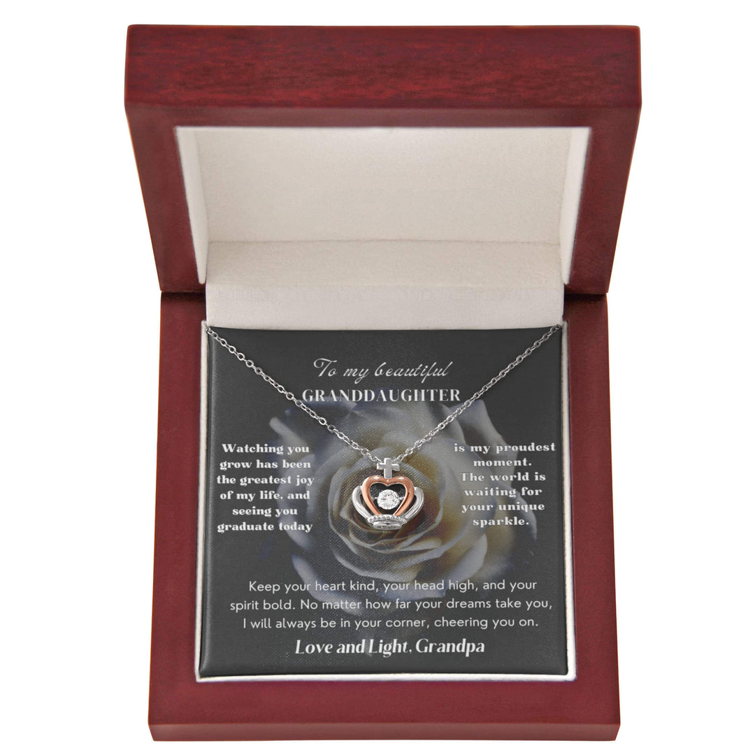 regal crown keepsake milestone gift for her displayed in elegant gift box with heartfelt message.