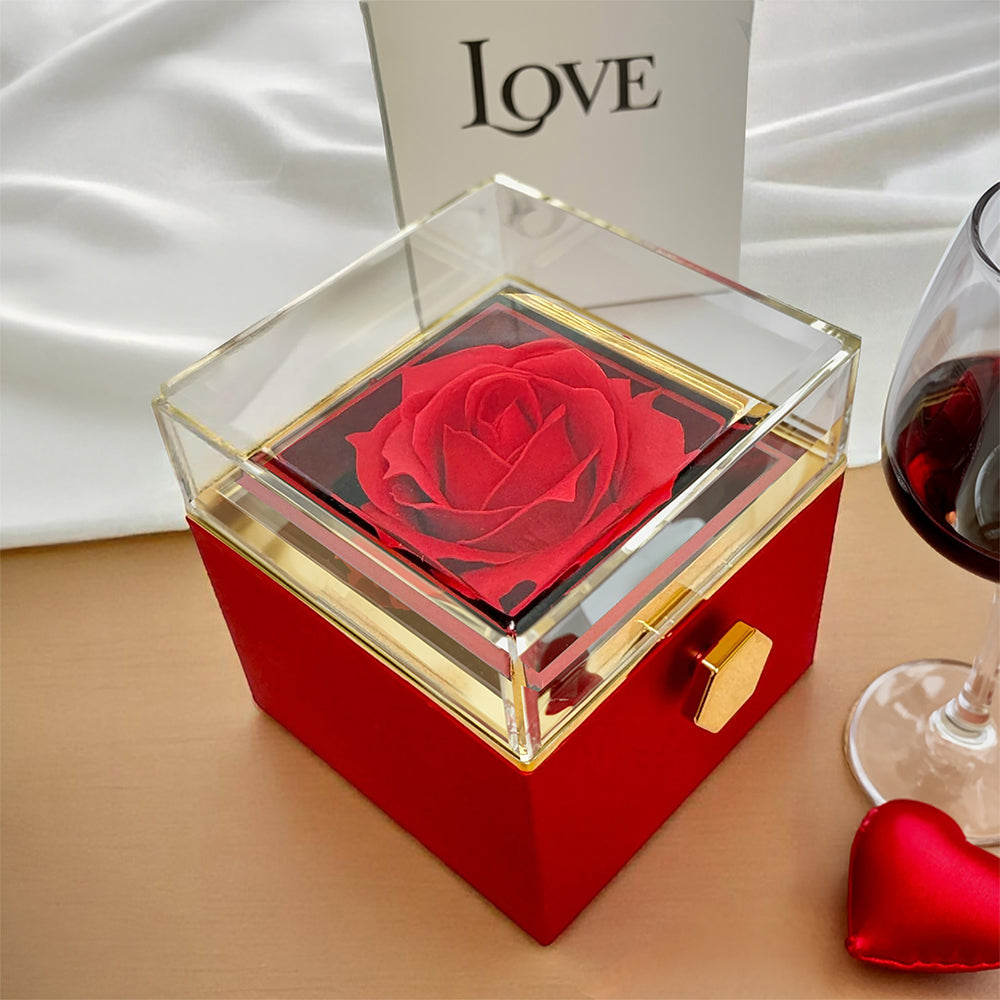 To My Gorgeous Wife - Beautiful Gift Set - Rotating Rose Gift Box -SSW276