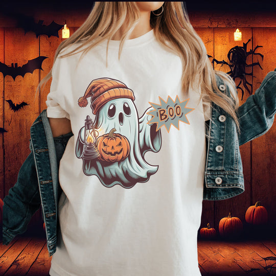 Boo! Cute Ghost Halloween T-Shirt