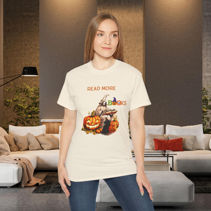 Ghosts Reading Books Halloween Tee | Unisex Ultra Cotton Classic Fit | Read More Books T-Shirt   