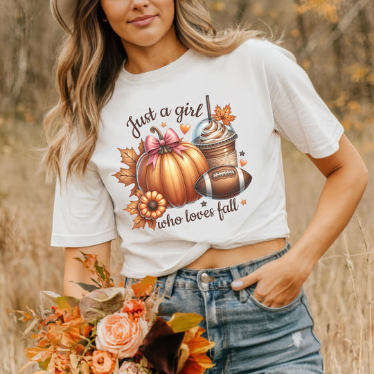 Just a Girl Who Loves Fall T-Shirt