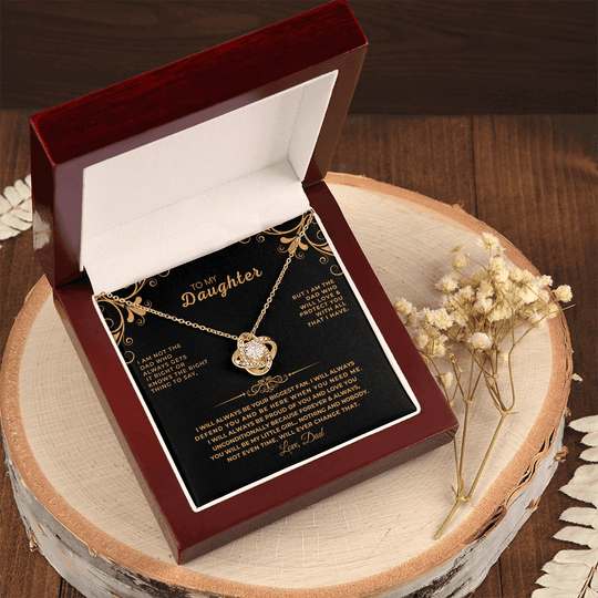 [ALMOST SOLD OUT] To My Daughter - Love Dad - Beautiful Gift Set - SS461 Jewelry ShineOn Fulfillment