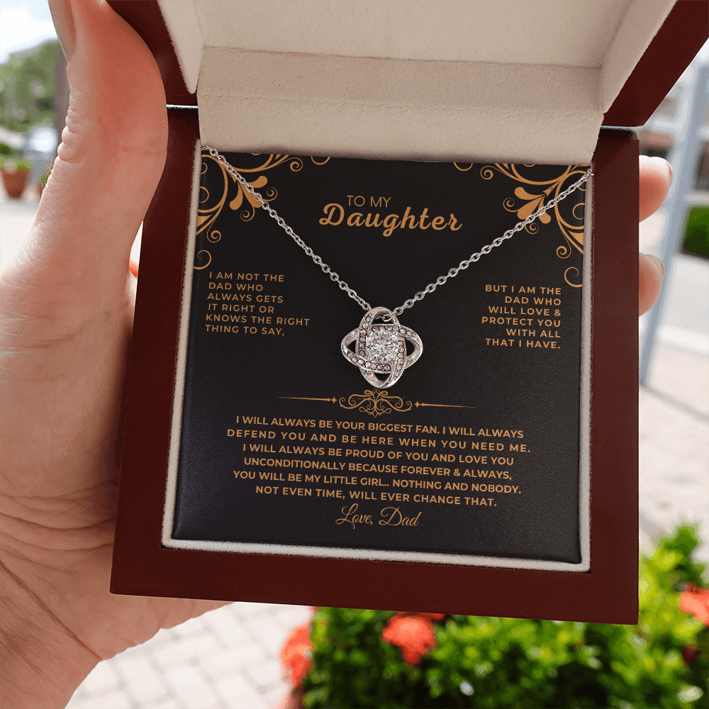 [ALMOST SOLD OUT] To My Daughter - Love Dad - Beautiful Gift Set - SS461 Jewelry ShineOn Fulfillment