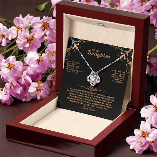 [ALMOST SOLD OUT] To My Daughter - Love Dad - Beautiful Gift Set - SS461 Jewelry ShineOn Fulfillment