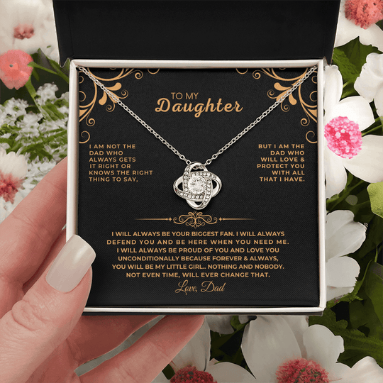 [ALMOST SOLD OUT] To My Daughter - Love Dad - Beautiful Gift Set - SS461 Jewelry ShineOn Fulfillment