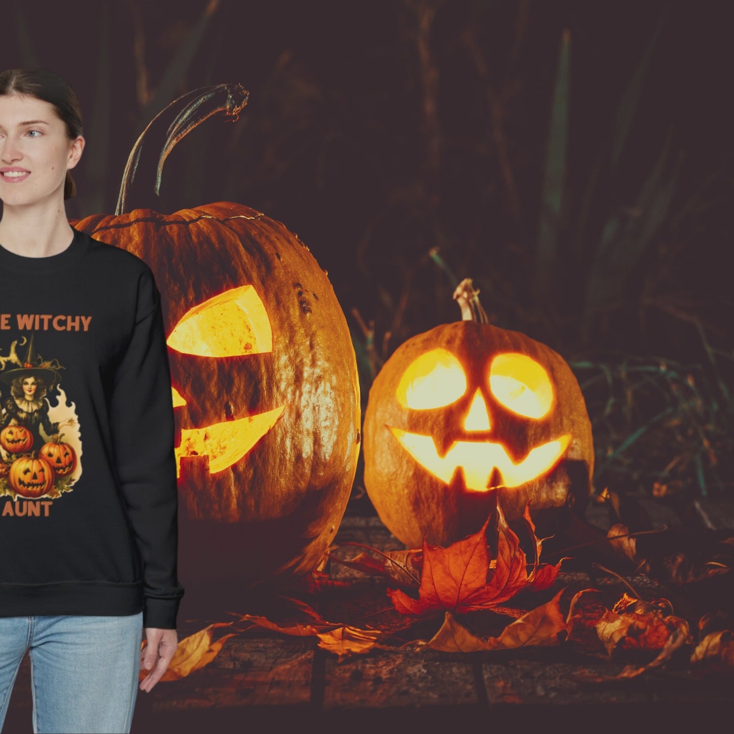 One Witchy Aunt Sweatshirt, Cool Aunt Shirt, Feral Aunt Sweatshirt, Aunts Gift, Aunts Birthday Gift, Sister Gifts, Auntie Sweatshirt