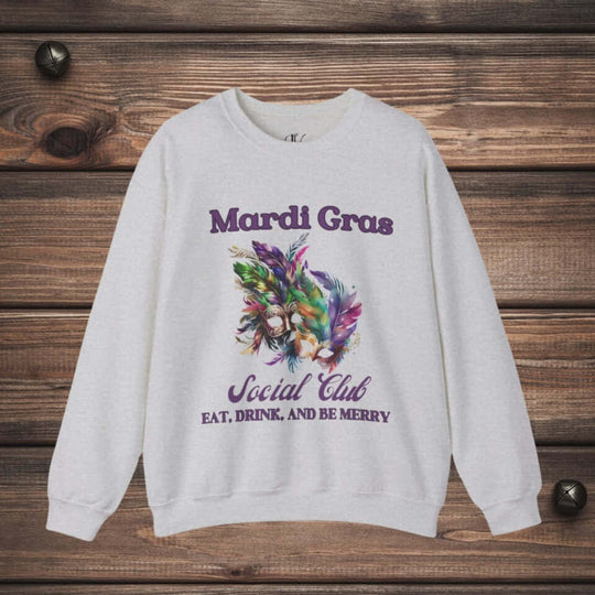 Mardi Gras Vibes: "Eat, Drink, Be Marry" Sweatshirt Sweatshirt Printify
