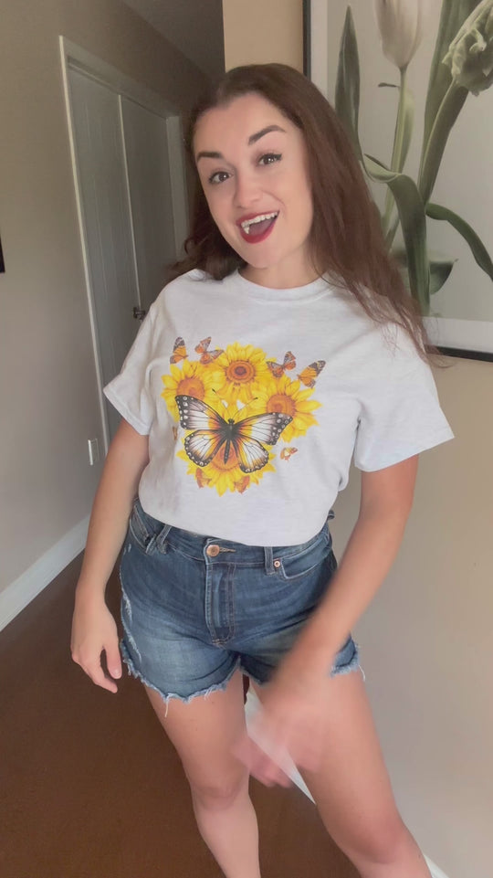 Blooming Wildflower Vibes: Boho Floral T-Shirt