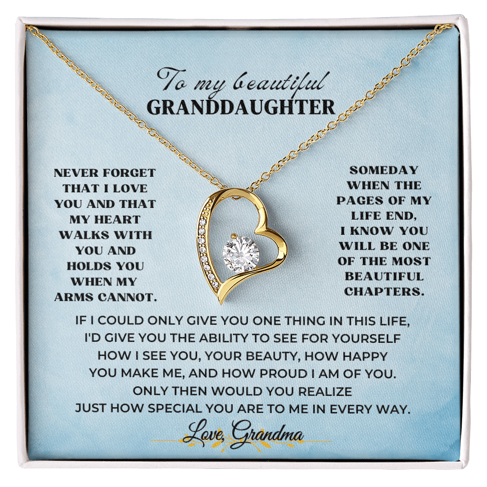 To My Beautiful Granddaughter - Forever Love Gift Set - SV1596 Jewelry ShineOn Fulfillment