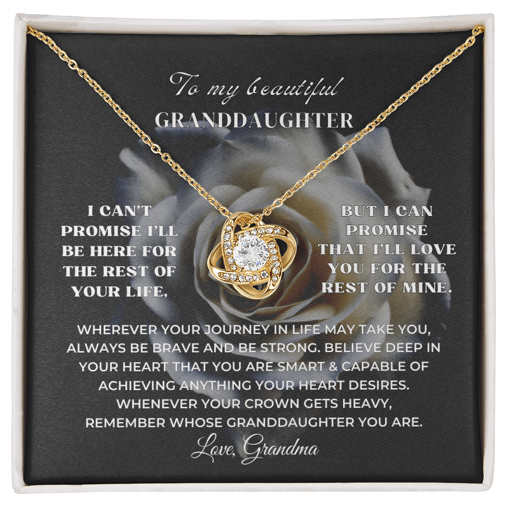 To My Beautiful Granddaughter - Love Knot Gift Set - SS117KI Jewelry ShineOn Fulfillment