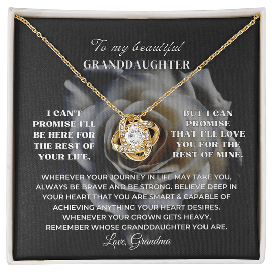To My Beautiful Granddaughter - Love Knot Gift Set - SS117KI Jewelry ShineOn Fulfillment