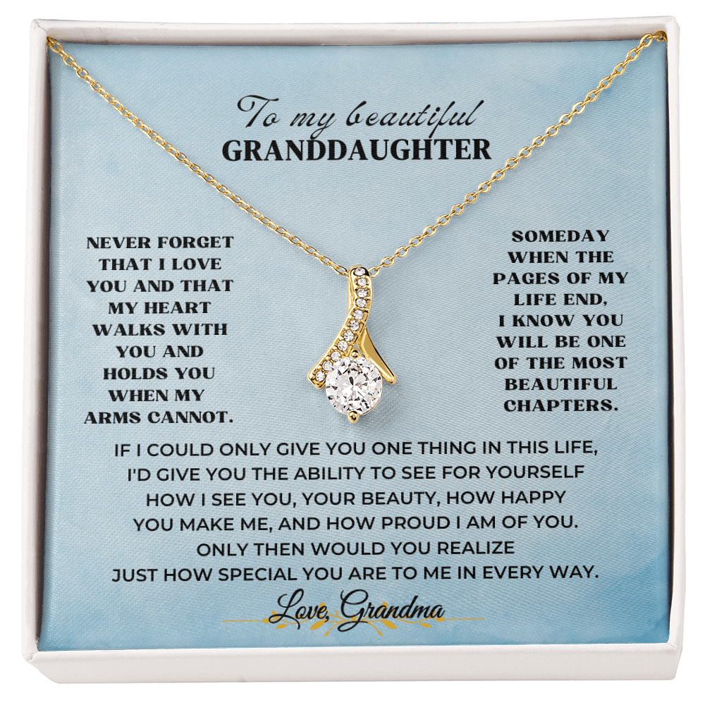 To My Beautiful Granddaughter - Personalized Gift Set - SCV3170 Jewelry ShineOn Fulfillment