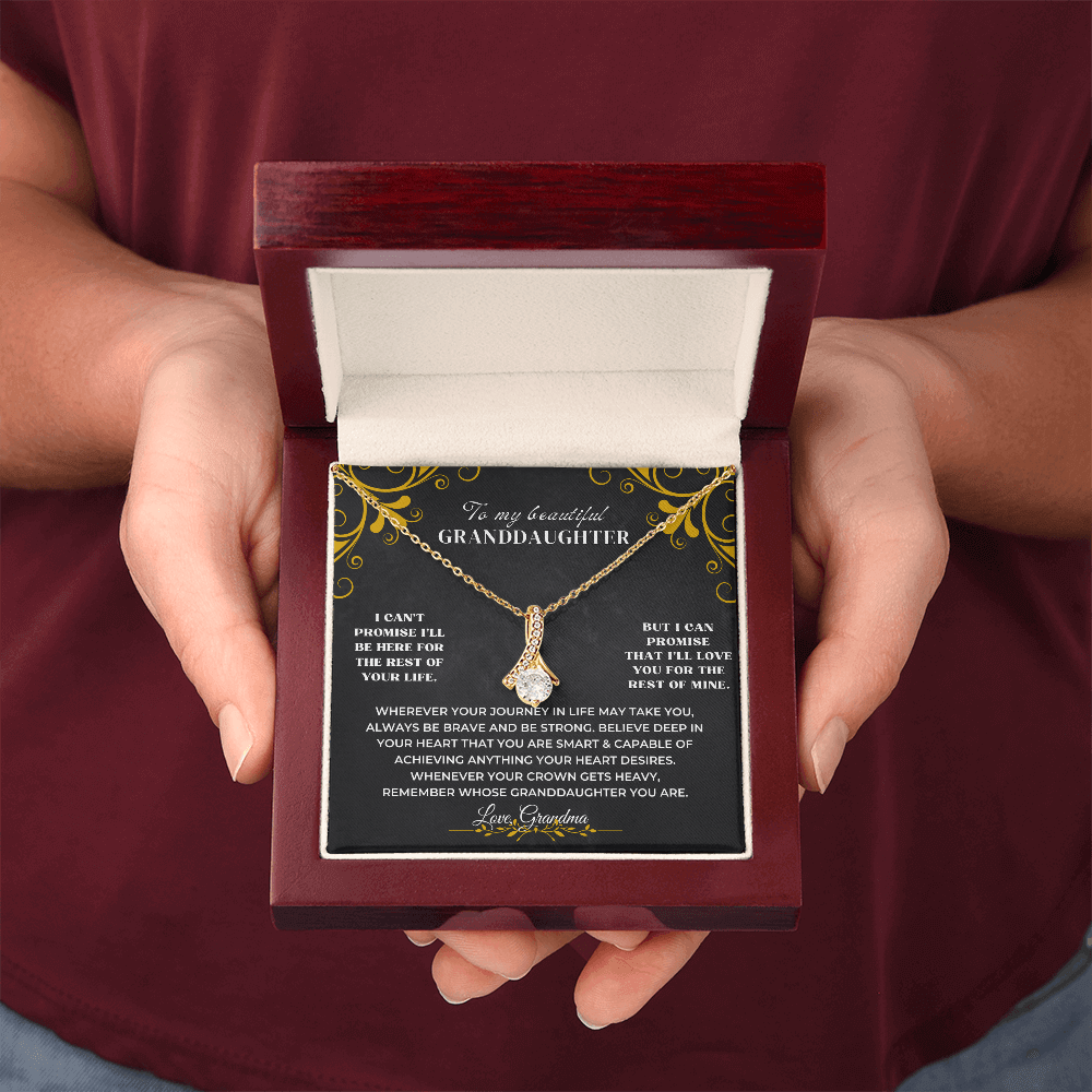 To My Beautiful Granddaughter - Personalized Gift Set - SV170 Jewelry ShineOn Fulfillment