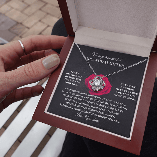 To My Beautiful Granddaughter - Love Knot Gift Set - SS117CK Jewelry ShineOn Fulfillment