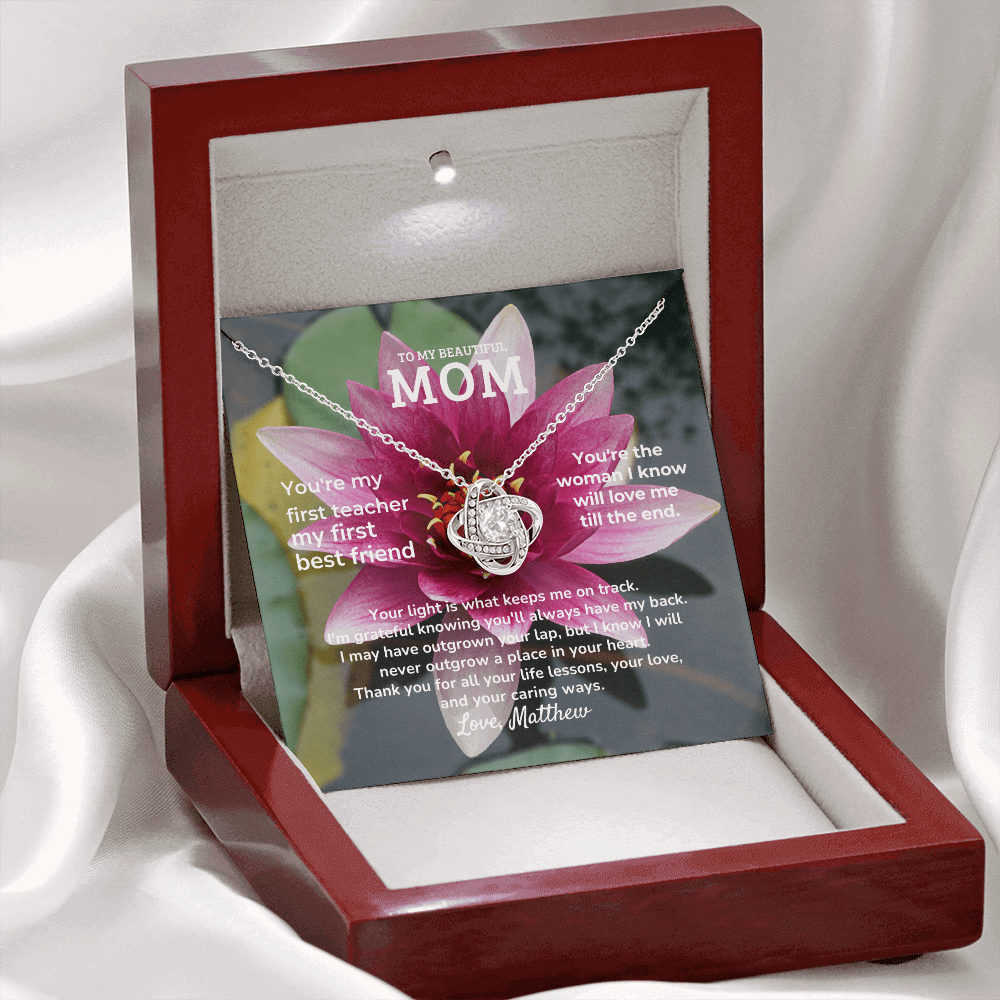 To My Beautiful Mom - Mother's Day Gift Set - SS155 Jewelry ShineOn Fulfillment