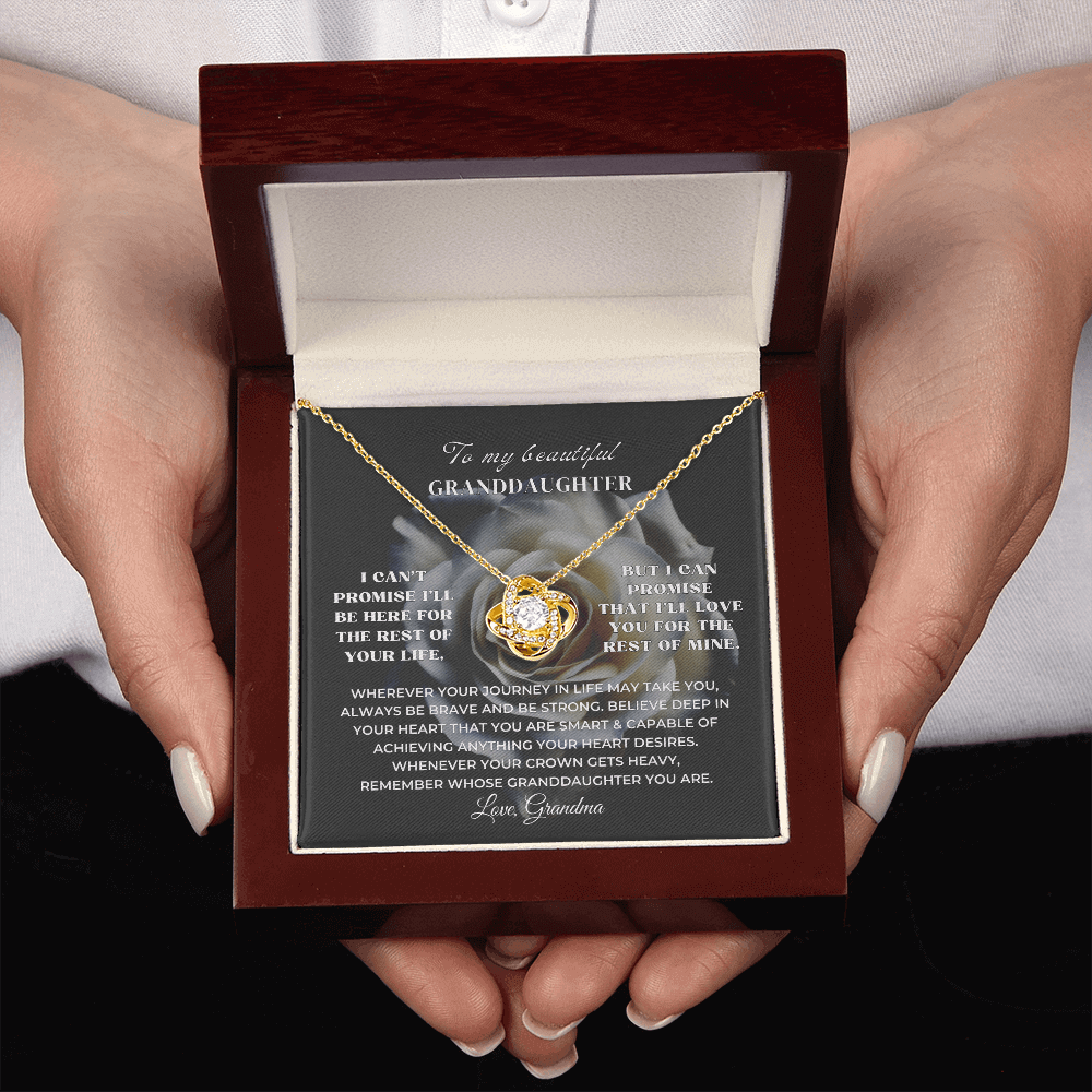 To My Beautiful Granddaughter - Love Knot Gift Set - SS117KI Jewelry ShineOn Fulfillment